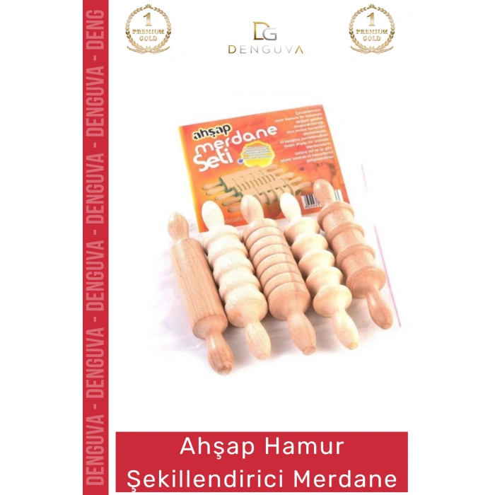 #OyunMerdanesi Kayın Ahşap 5li Set Oyun Hamuru Aktivite Eğitici Oyuncak Motor Beceri Bebek Çocuk Merdane 5li Set