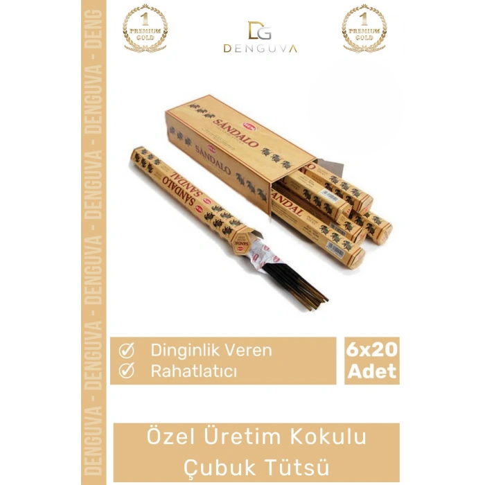 #ÇubukTütsü Bitki Özlü Doğal Aromatik Meditasyon 120 Adet 40 Dakika Yanan Rahatlatıcı Kokulu Çubuk Tütsü 6 x 20 Adet