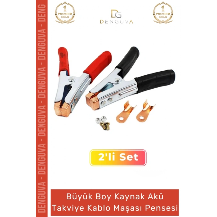 #TakviyePensesi Güçlü Yaylı Yüksek Performanslı Büyük Boy Akü Artı Eksi Takviye Kablo Maşası Pensesi