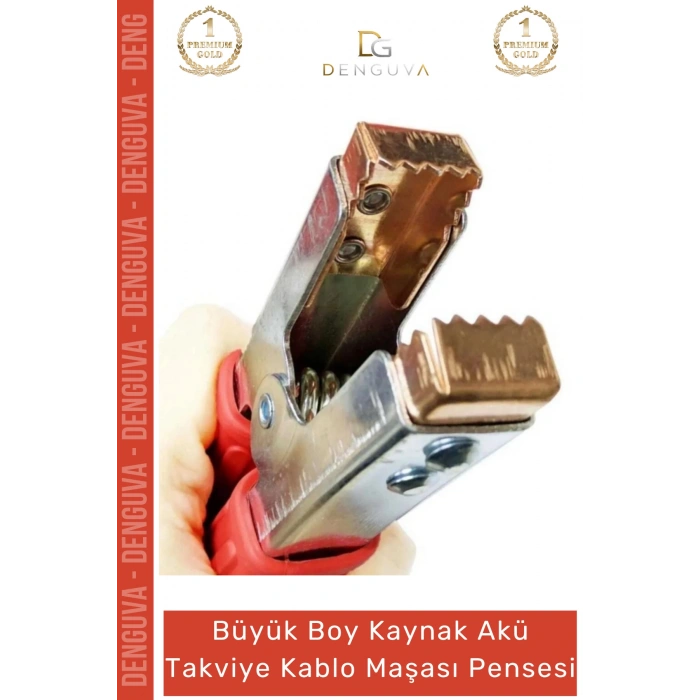 #TakviyePensesi Güçlü Yaylı Yüksek Performanslı Büyük Boy Akü Artı Eksi Takviye Kablo Maşası Pensesi