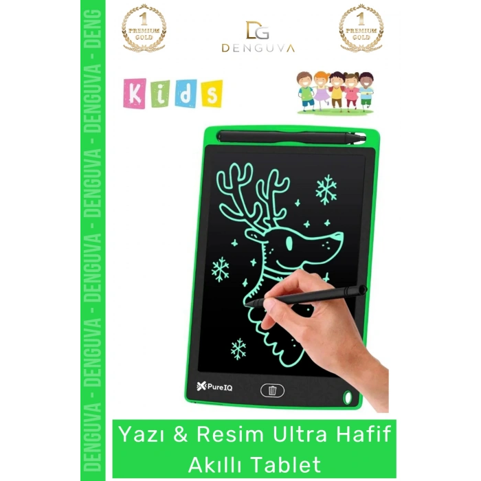 #AkıllıTablet Grafik Çizim Lcd Not Yazma Dijital Defter Taşınabilir Kalemli Resim Akıllı Tablet 12 Inc