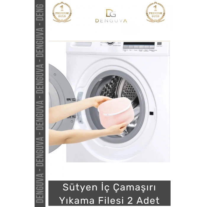 #YıkamaTorbası Sütyen İç Çamaşırı Yıkama Filesi Çamaşır Koruyucu Yıkama Torbası 2li Paket 20x15cm
