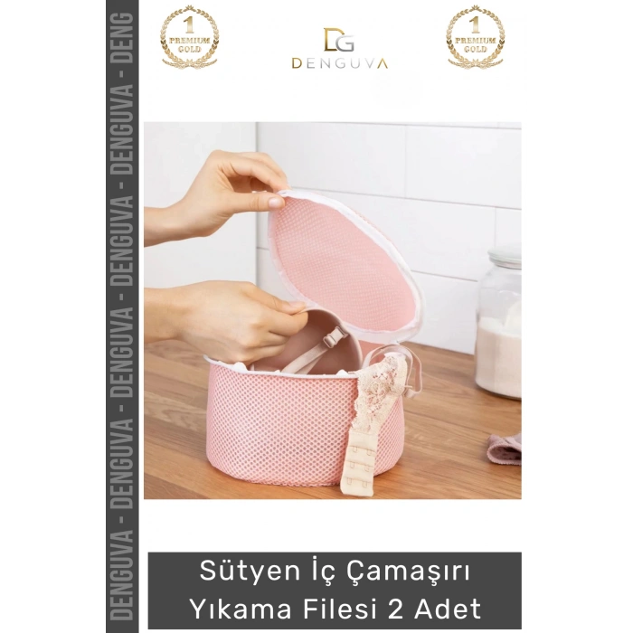 #YıkamaTorbası Sütyen İç Çamaşırı Yıkama Filesi Çamaşır Koruyucu Yıkama Torbası 2li Paket 20x15cm