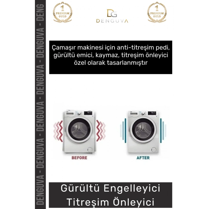 #EşyaPedi Çamaşır Bulaşık Kurutma Buzdolabı Anti Titreşim Ses Gürültü Emici Yükseltici Makinesi 4 Adet Ayak Pedleri