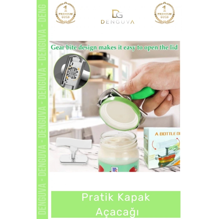 #KapakAçacağı Paslanmaz Çelik Ayarlanabilir Ergonomik Sağlam Mutfak Gereci Piknik Pratik Kapak Açacağı