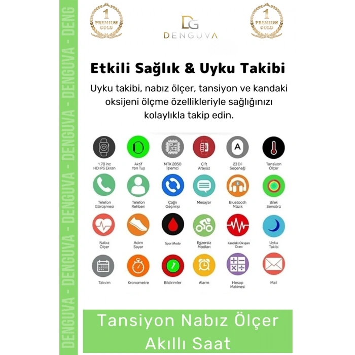 #AkıllıSaat Premium T500 Plus Ips Ekran Sağlık Sensörlü Ios Android Uyumlu Tansiyon Nabız Ölçer Akıllı Saat