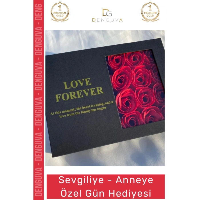 #İnciKolye Kırmızı Kokulu Güllü Tasarım Kutulu Sevgililer Günü Hediye İstiridye İnci Kolye Seti