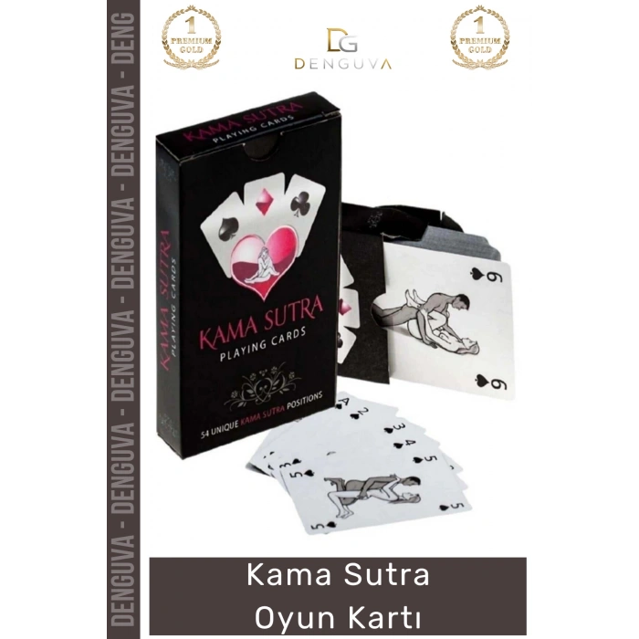 #KamaSutra Fantezi Pozisyonlu Dayanıklı Renkli Tasarım Heyecan Artıran Sutra Oyun Kartı
