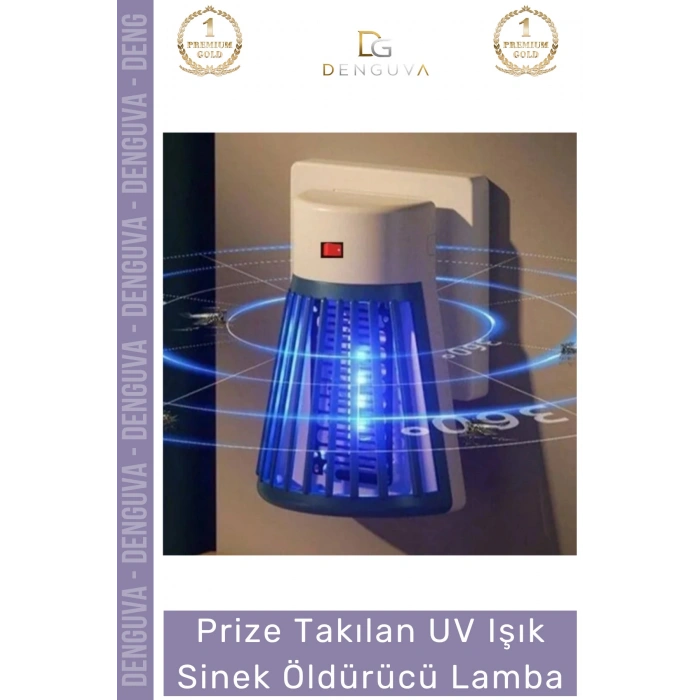 #SinekÖldürücü Yeni SezonSessiz Tasarruflu Hijyenik Prize Takılan UV Işık Sinek Öldürücü Lamba 1 W