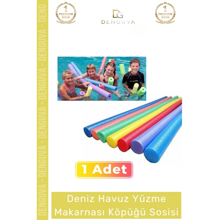 #YüzmeSosisi Deniz Havuz Sandalyesi Koltuğu Fileli Pratik Konforlu Makarnası Köpüğü Sosisi 1 Adet