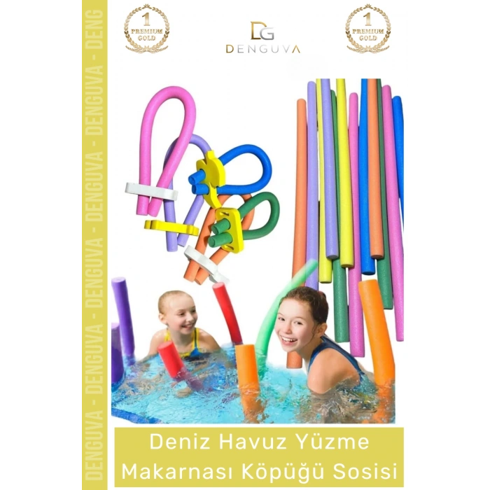#YüzmeSosisi Deniz Havuz Sandalyesi Koltuğu Fileli Pratik Konforlu Makarnası Köpüğü Sosisi 1 Adet