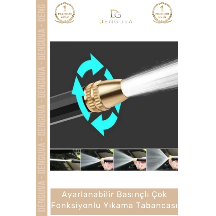 #YıkamaTabancası Profesyonel Ayarlanabilir Basınçlı Bahçe Sulama Güçlü Fonksiyonlu Araba Yıkama Tabancası