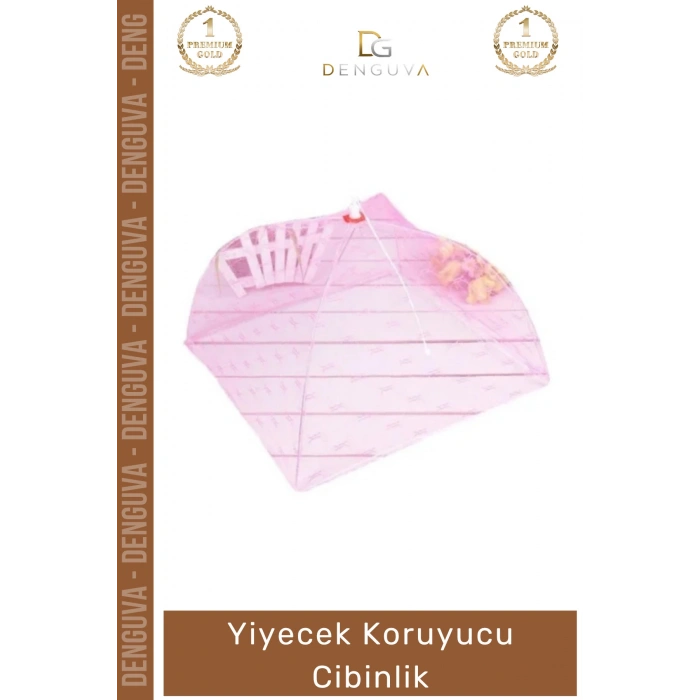 #YiyecekKoruyucu Kamp Piknik Balkon Hijyenik Pratik Şemsiye Portatif Katlanır Yiyecek Koruyucu Cibinlik