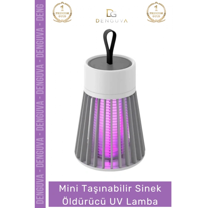 #SinekÖldürücü Mini Taşınabilir USB Sessiz Şarjlı Sivrisinek Haşere Kovucu Kamp Balkon Sinek Öldürücü UV