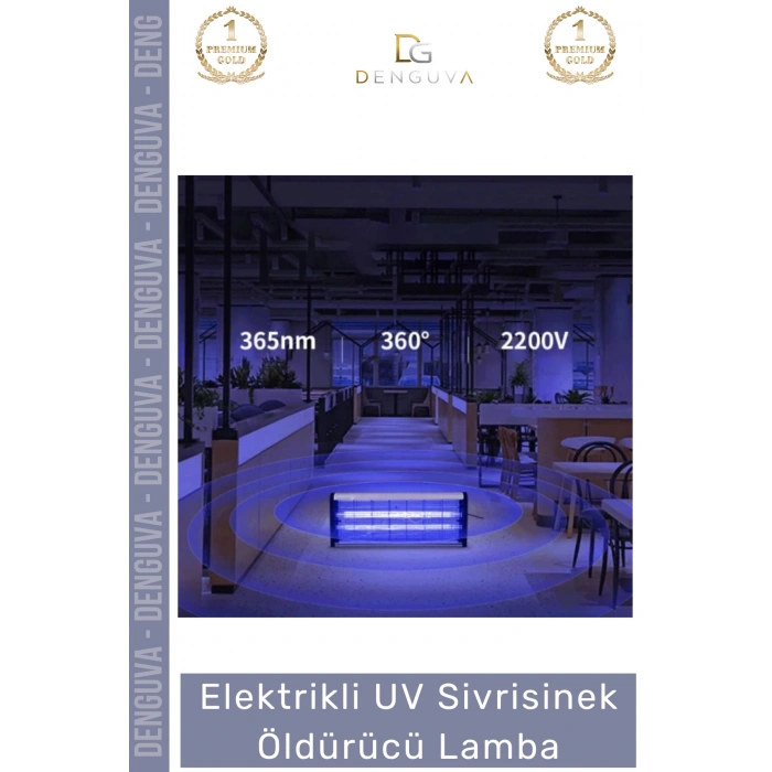 #SinekÖldürücü UV Lamba Elektrikli Haşere Kovucu Güçlü Etkili Askılı Sinek Sivrisinek Öldürücü 2200V