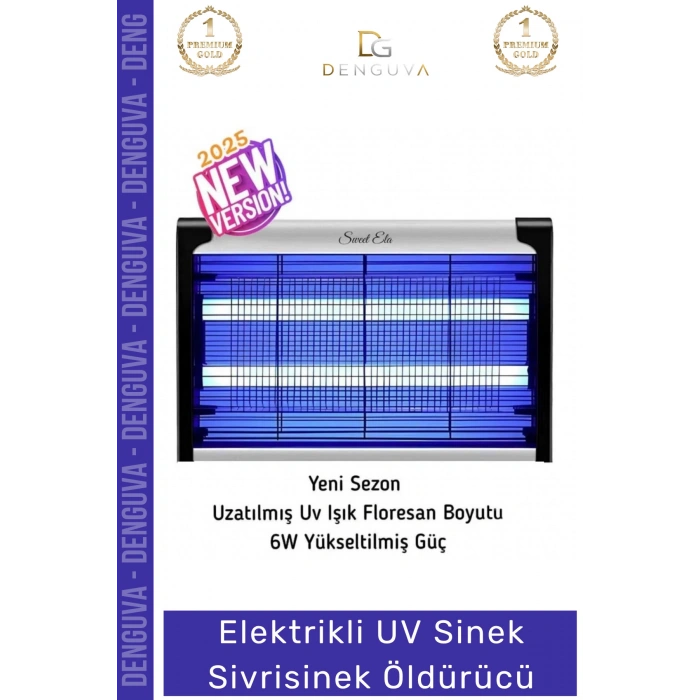#SinekÖldürücü Elektrikli UV Morötesi Lamba Orta Boy İç Mekan Etkili Askılı Sinek Sivrisinek Öldürücü 220V