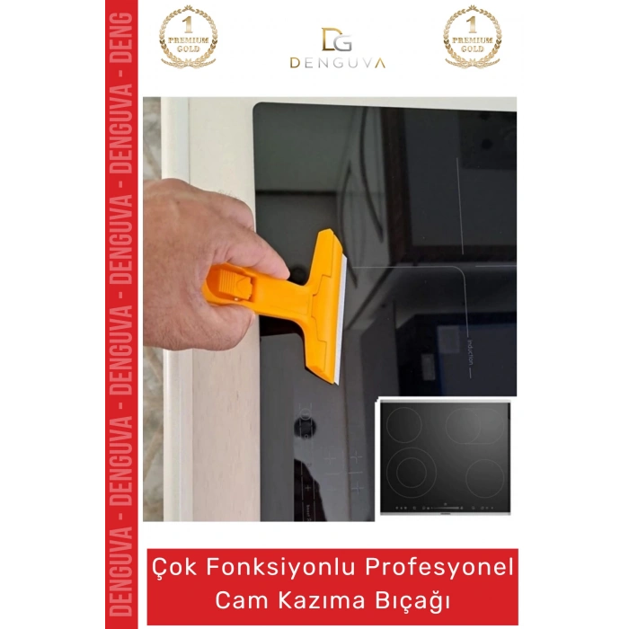 #BoyaBıçağı Cam Kazıma Bıçak Seti 100mm Kalıntı Tortu Sıyırma Aparatı 2 Adet Yedek Bıçak Hediyeli
