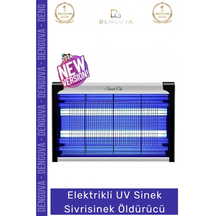 #SinekÖldürücü Mor Işıklı Çift Floresan 2000V Güçlü Etkili Mor Işık Askılı Sinek Sivrisinek Öldürücü