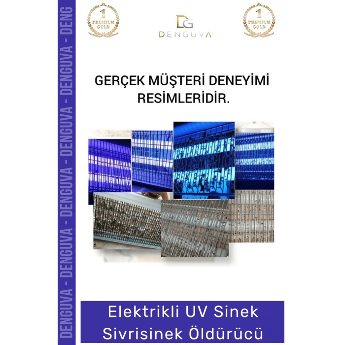 #SinekÖldürücü Mor Işıklı Çift Floresan 2000V Güçlü Etkili Mor Işık Askılı Sinek Sivrisinek Öldürücü