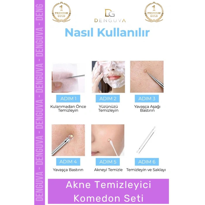 #AkneTemizleyici Siyah Nokta Giderici Bakım Seti Profesyonel Yüz Aparatı Akne Temizleyici Kutulu Komedon
