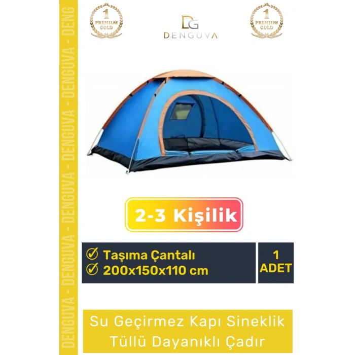 #KampÇadırı Su Geçirmez Hafif Sineklikli Pratik Festival Tipi Kolay Kurulum 23 Kişilik Kamp Çadırı