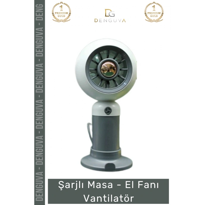 #Vantilatör Şarjlı USB Taşınabilir Sessiz 2 Kademeli Mini Ofis Seyahat Küçük Masa El Fanı Vantilatör