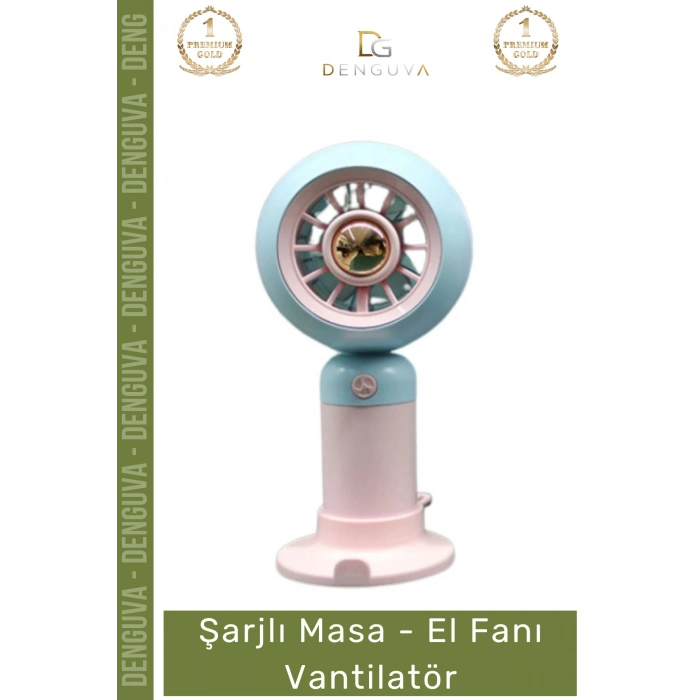 #Vantilatör Şarjlı USB Taşınabilir 2 Kademeli Sessiz Güçlü Model Kompakt Masa El Fanı Vantilatör