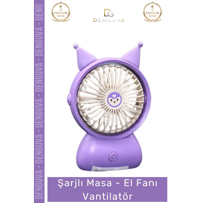 #Vantilatör Taşınabilir Sessiz Mini Ofis Seyahat Ergonomik Kademeli Şarjlı Masa El Fanı Vantilatör