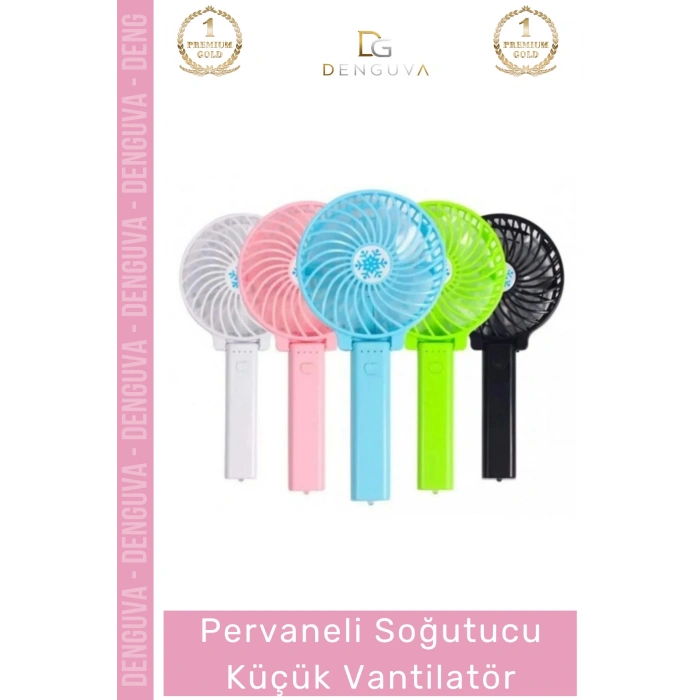 #Vantilatör USB Şarjlı Mini Taşınabilir El Fanı Katlanır Sessiz Pervaneli Soğutucu Küçük Vantilatör
