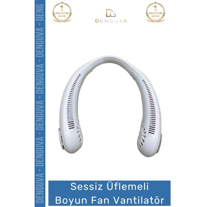 #Vantilatör Sessiz Güçlü Portatif Şarjlı Mini USB Giyilebilir Modeli Üflemeli Boyun Fan Vantilatör