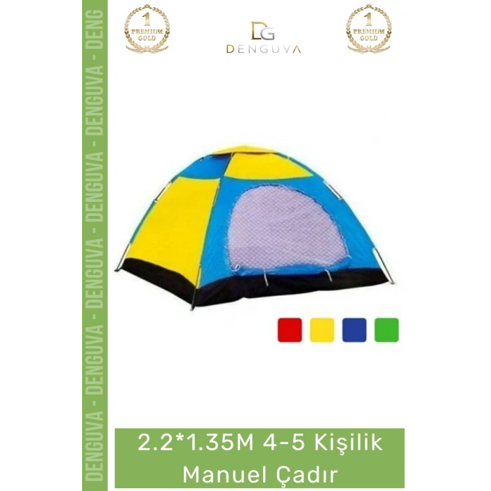 #KampÇadırı Kamp Doğa Outdoor Su Geçirmez Dayanıklı Konforlu Geniş Aile 4 - 5 Kişilik Manuel Çadır
