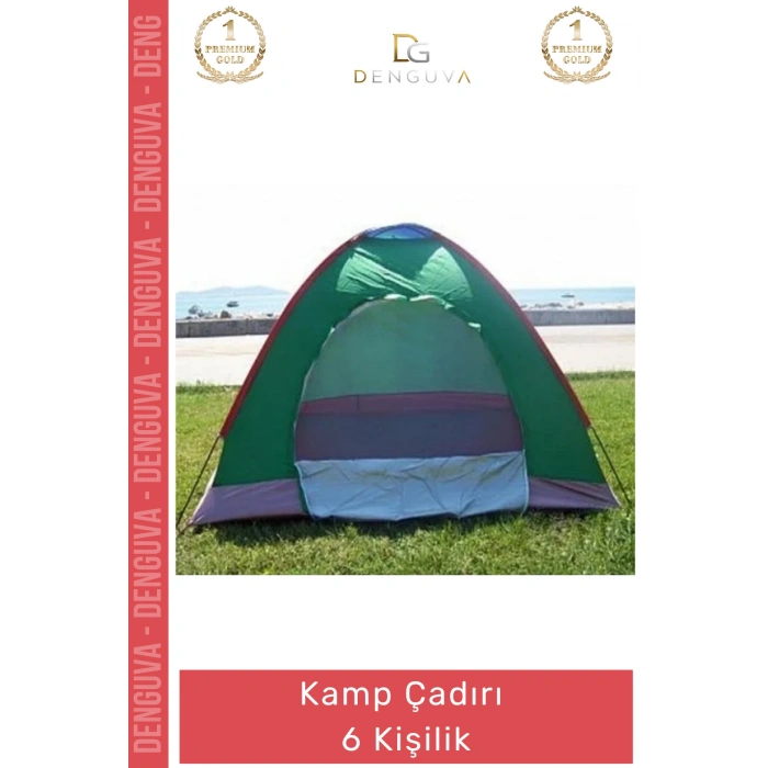 #KampÇadırı Otomatik Kurulum Su Geçirmez Geniş İç Hacim Dayanıklı Fiberglass Kamp Çadırı 6 Kişilik