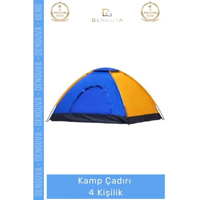 #KampÇadırı Su Geçirmez Pratik Kurulumlu Dayanıklı Geniş İç Hacimli Oxford Kamp Çadırı 4 Kişilik
