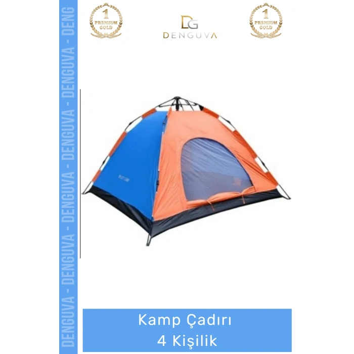 #KampÇadırı Su Geçirmez Pratik Kurulumlu Dayanıklı Geniş İç Hacimli Oxford Kamp Çadırı 4 Kişilik