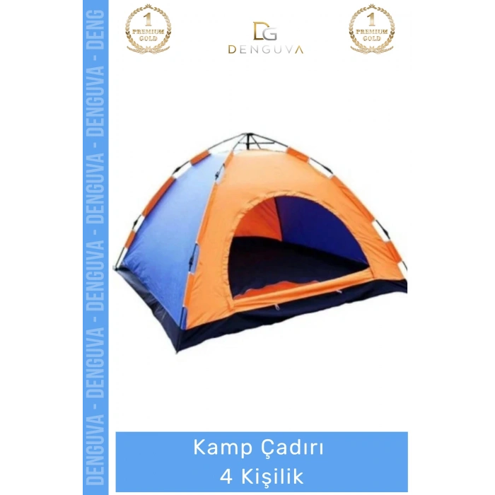 #KampÇadırı Su Geçirmez Pratik Kurulumlu Dayanıklı Geniş İç Hacimli Oxford Kamp Çadırı 4 Kişilik