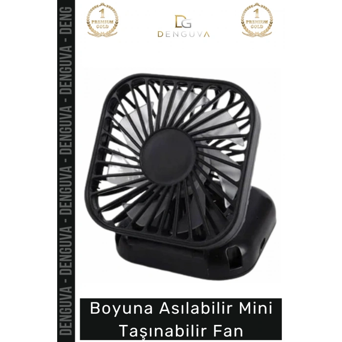 #Vantilatör Boyuna Asılabilir USB Şarjlı Sessiz Ergonomik Hands Free Hafif Modern Mini Taşınabilir El Fanı