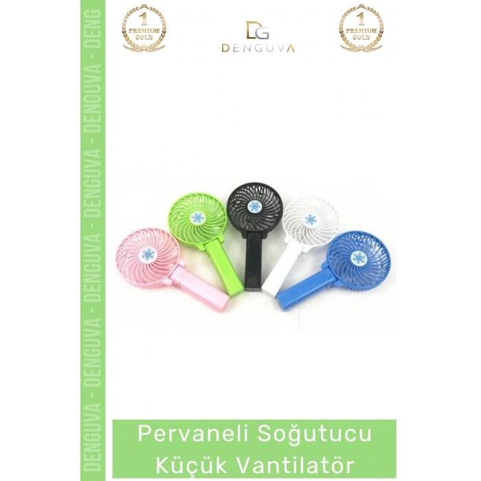 #Vantilatör Mini USB Şarjlı Katlanır El Fanı Sessiz Güçlü Beyaz Pervaneli Soğutucu Küçük Vantilatör