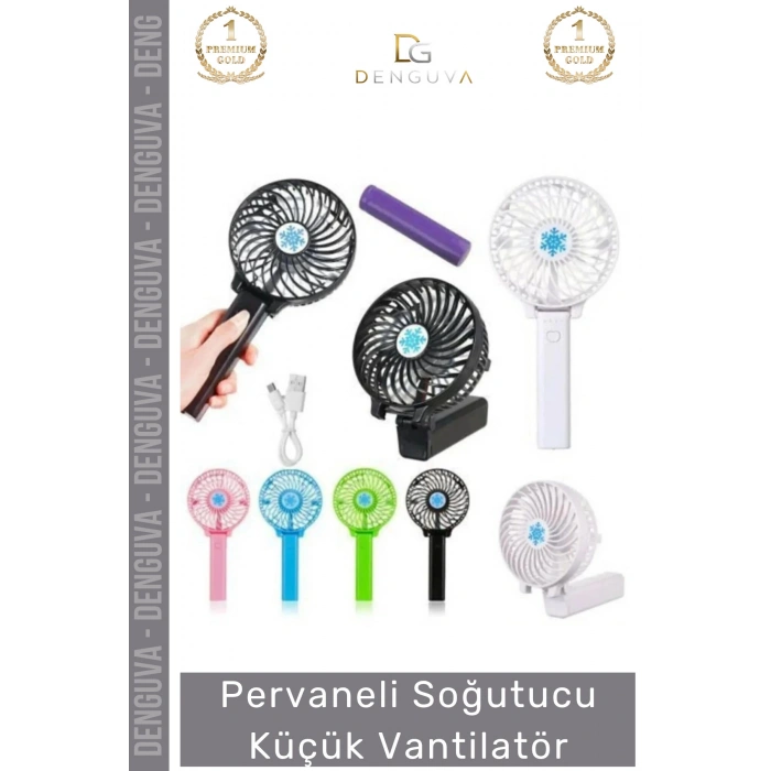 #Vantilatör USB Taşınabilir Şarjlı Katlanabilir Sessiz Güçlü Hava Pervaneli Soğutucu Küçük Vantilatör