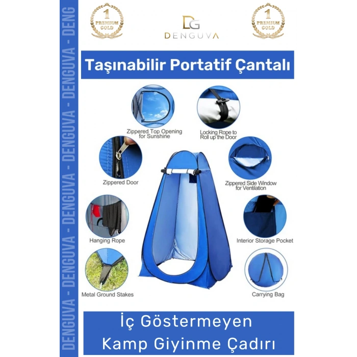 #GiyinmeÇadırı Otomatik Kamp Giyinme Soyunma Duş Tuvalet Çantalı Iç Göstermeyen Prova Kabin Çadır
