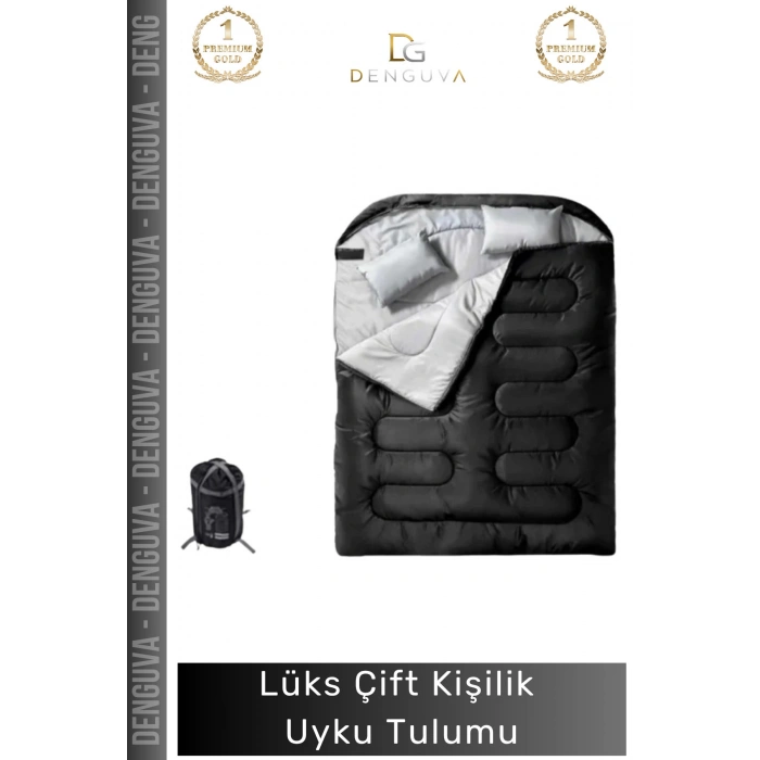 #LüksTulum Su Geçirmez Isı Yalıtımlı Geniş Kamp Karavan Dağcılık Lüks Çift Kişilik Uyku Tulumu