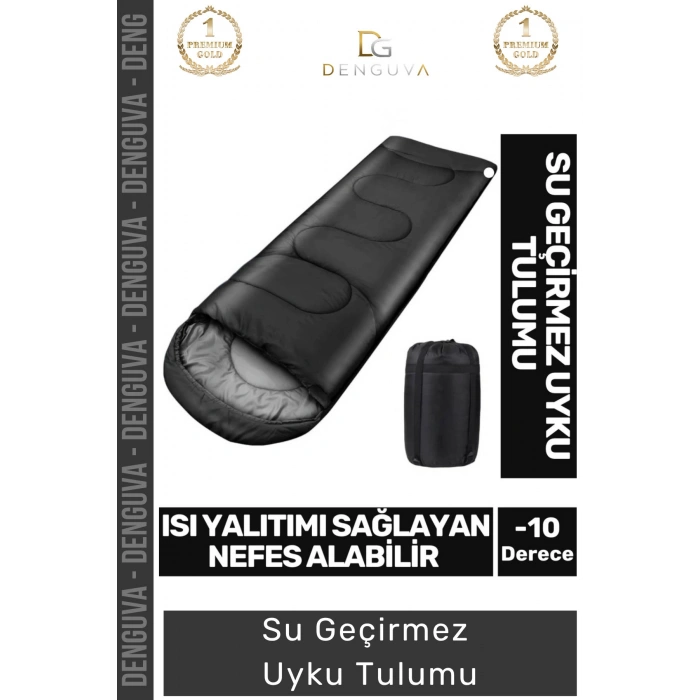 #Su Geçirmez Kamp Outdoor Polar Isı Yalıtımlı Hafif Dağcılık Kışlık Uyku Tulumu -10 Derece