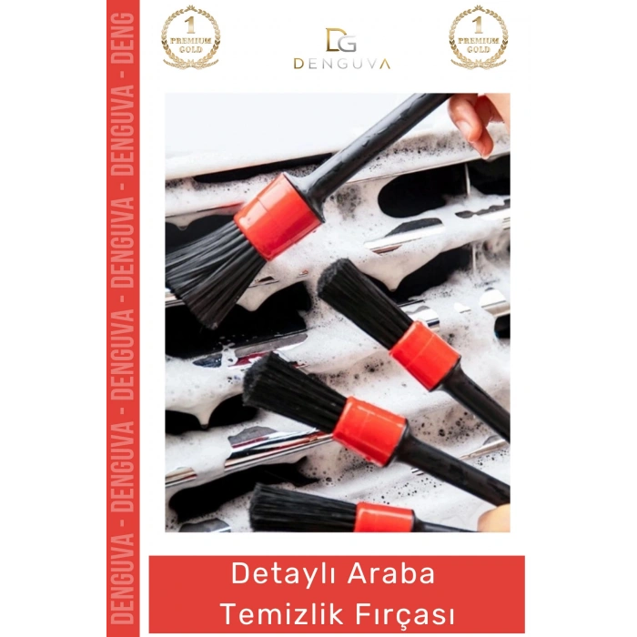 #TemizlikFırçası 5 Parça Oto Jant Motor Izgara İç Dış Bakım Panjur Araba Klima Temizlik Detay Fırçası