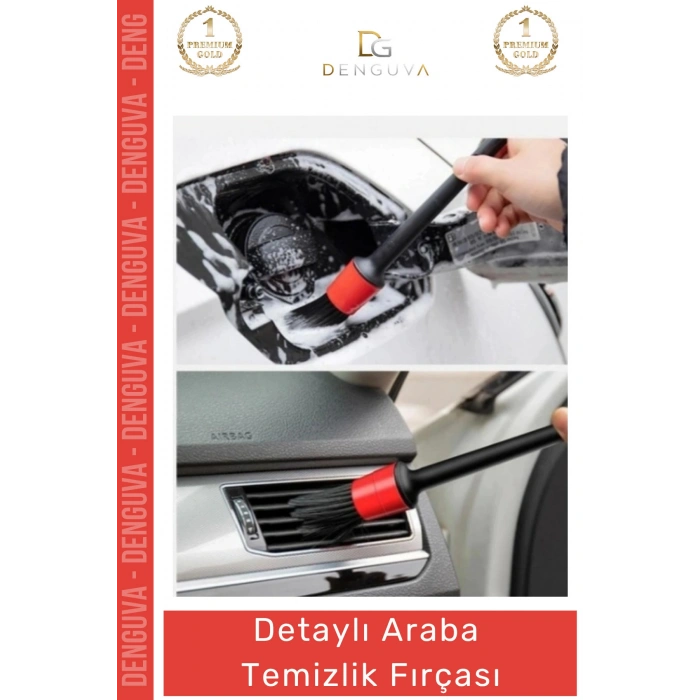 #TemizlikFırçası 5 Parça Oto Jant Motor Izgara İç Dış Bakım Panjur Araba Klima Temizlik Detay Fırçası