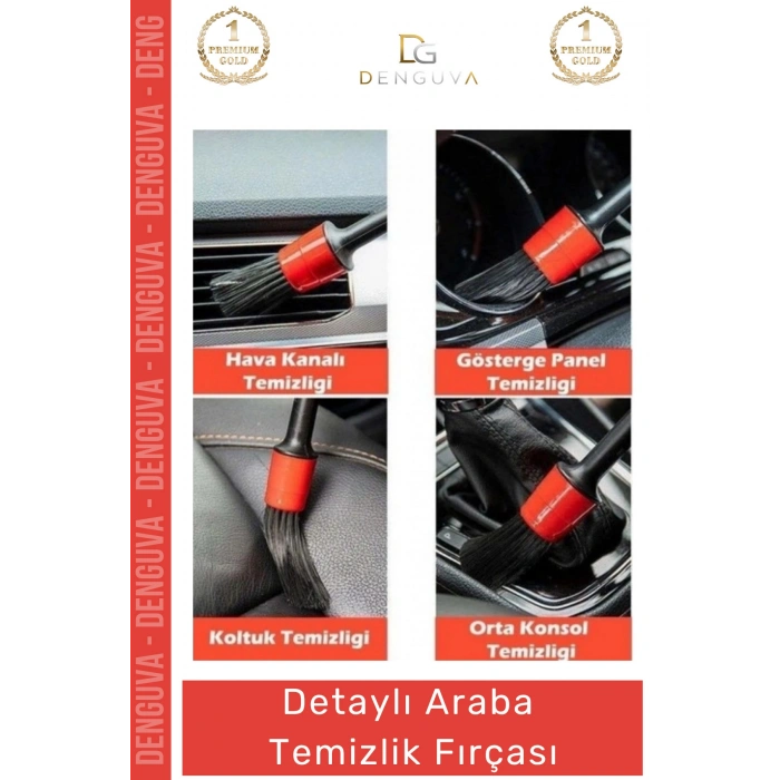 #TemizlikFırçası 5 Parça Oto Jant Motor Izgara İç Dış Bakım Panjur Araba Klima Temizlik Detay Fırçası