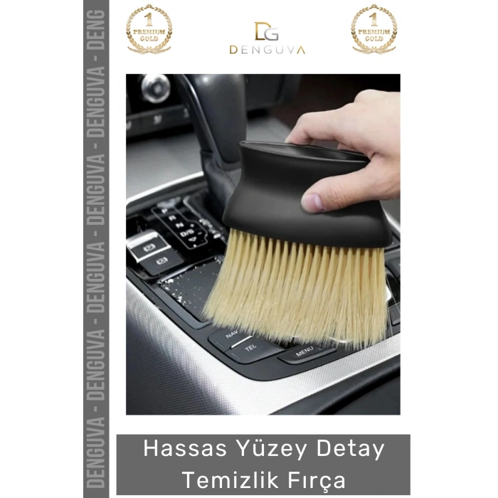 #OtoFırçası Araç Araba Detaylı Bakım Yumuşak Naylon Kıl Çizmez Torpido Yüzey Detay Temizlik Fırça