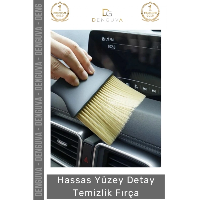 #OtoFırçası Araç Araba Detaylı Bakım Yumuşak Naylon Kıl Çizmez Torpido Yüzey Detay Temizlik Fırça