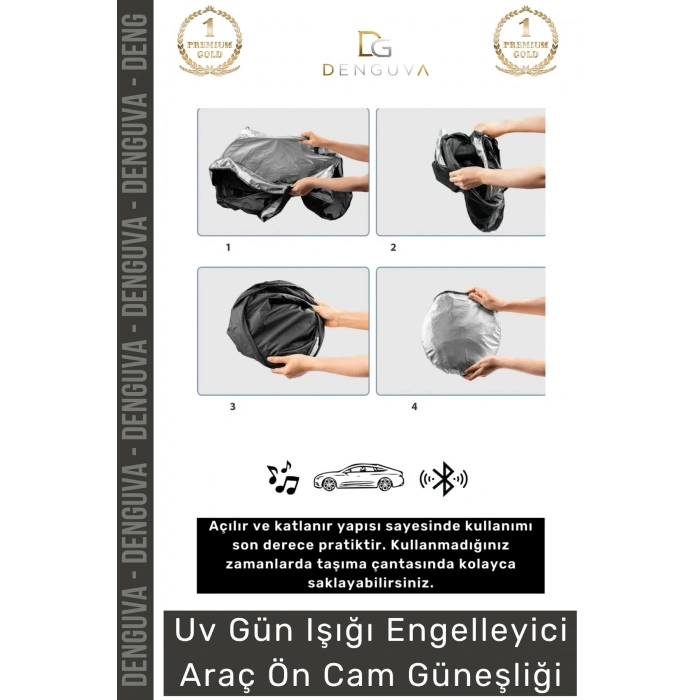 #OtoGüneşlik Katlanabilir Isı Yalıtımlı Ön Cam Araba Güneşliği Pratik Sağlayan Evrensel Uyum Güneşlik