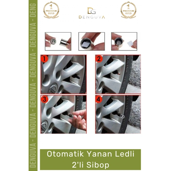 #LedSibop Hareket Sensörlü Ledli Mavi Yeşil Jant Lastik Aydınlatma Işık Bisiklet Araba 2li Sibop