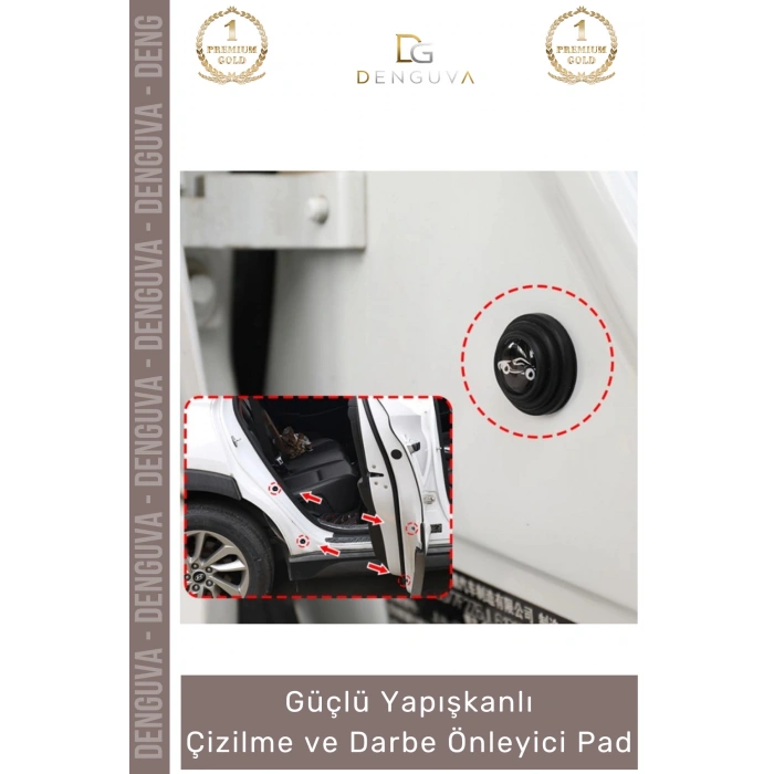 #KoruyucuPad Araba Kapısı Pad Seti Oto Tampon Koruma Güçlü Yapışkanlı Ezilme Önleyici Darbe Emici