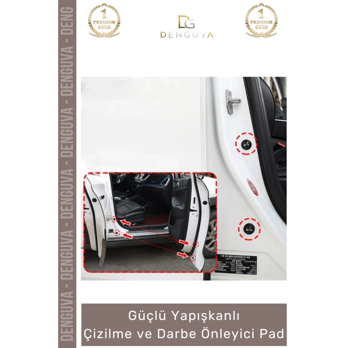 #KoruyucuPad Araba Kapısı Pad Seti Oto Tampon Koruma Güçlü Yapışkanlı Ezilme Önleyici Darbe Emici